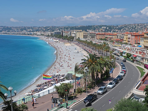 Beach in Nice France