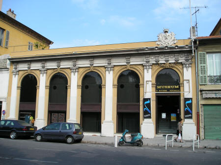 Museum of Natural History of Nice France (Musee d'Histoire Naturelle de Nice)