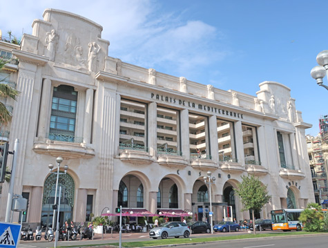 Palais de Mediterranee in Nice France